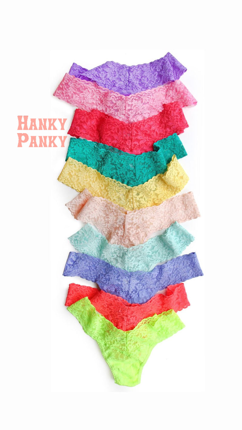 HP Hanky Panty Low Rise Tanga – Night Owl Designer Lingerie