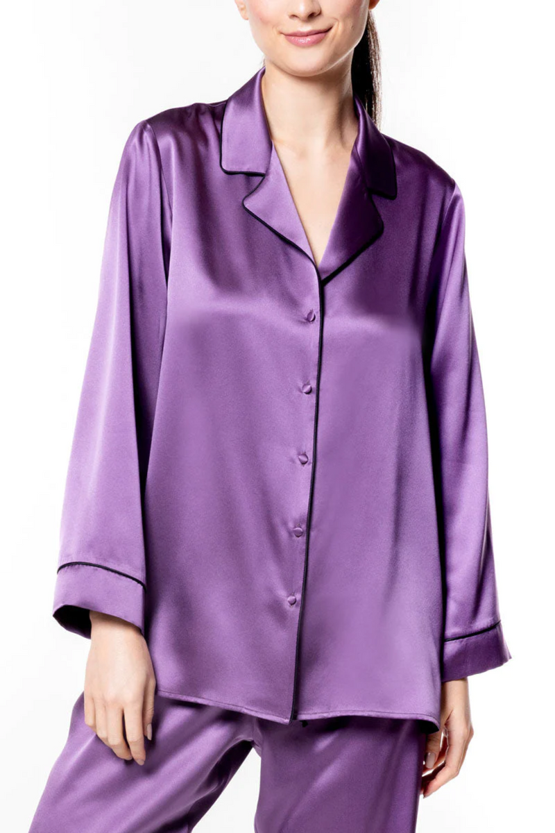 CHR Gatsby Violet Silk Pajama