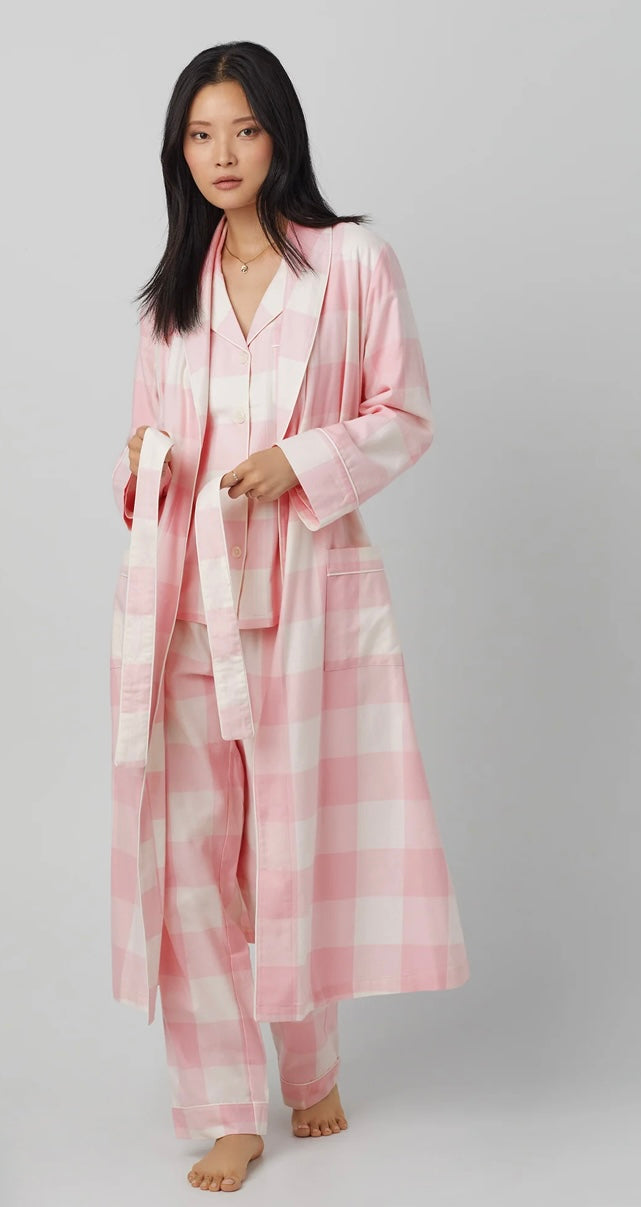 BED Checking In Portuguese Flannel Robe