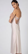 RY Stunning Sepia Rose Gown