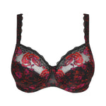 PD Palace Garden Full Cup Black Floral Bra